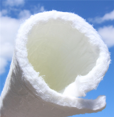 Fire-resistant aerogel felt